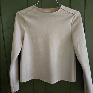 Suede crop top For the Republic